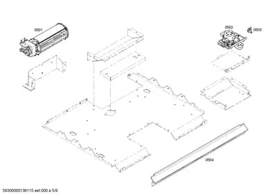 Fan Parts, latches (0501-0550)