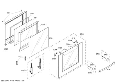 Screws, Door & Housing (0701-0752)
