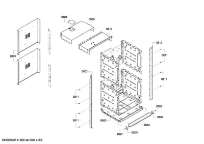 Door & Housing, Screws (0801-0859)