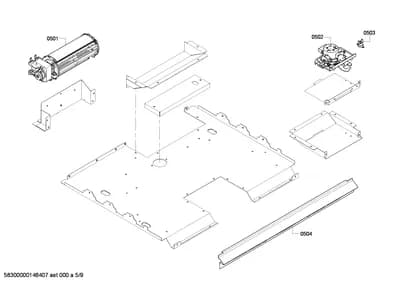 Fan Parts, latches (0501-0550)
