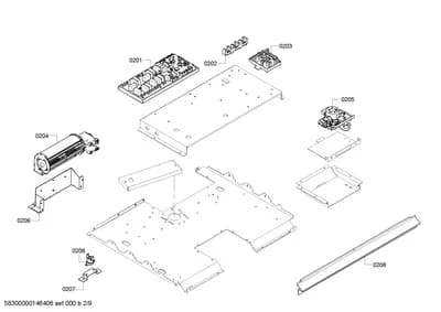 Fan Parts, latches (0201-0263)