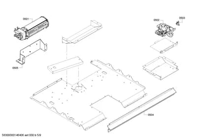Fan Parts, latches (0501-0550)