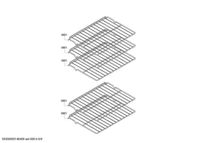 shelves trays (0901-0901)