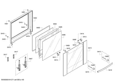 Screws, Door & Housing (0401-0420)