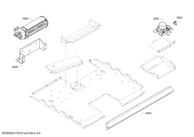 Fan Parts, latches (0501-0550)