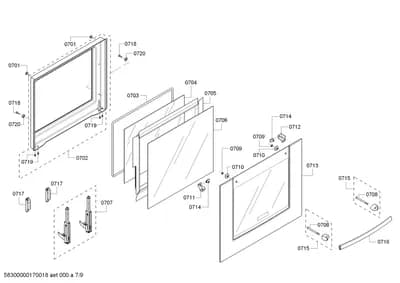 Screws, Door & Housing (0701-0720)