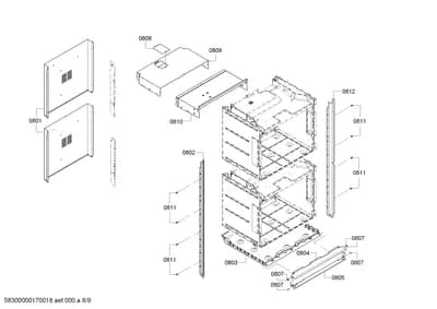 Door & Housing, Screws (0801-0859)