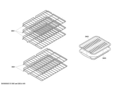 shelves trays (0901-0903)