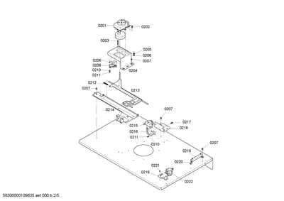 Screws, motors (0201-0222)