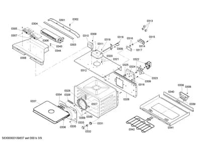 Screws, heatingparts (0301-0344)