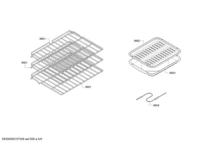shelves trays (0601-0604)