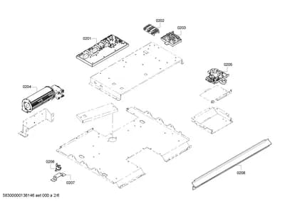 Fan Parts, latches (0201-0260)