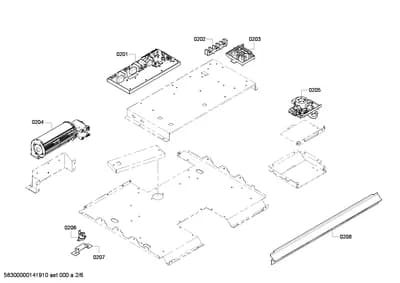 Fan Parts, latches (0201-0259)