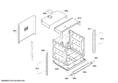 Door & Housing, Screws (0501-0556)