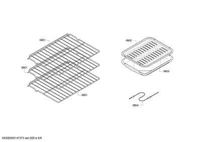 shelves trays (0601-0604)