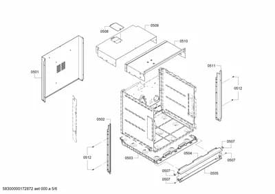 Door & Housing, Screws (0501-0556)