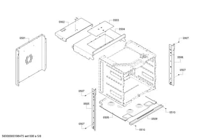 Door & Housing, Screws (0501-0552)