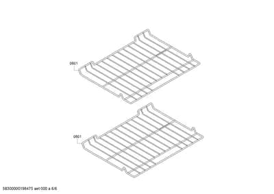 shelves trays (0601-0601)