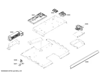 Fan Parts, latches (0201-0260)