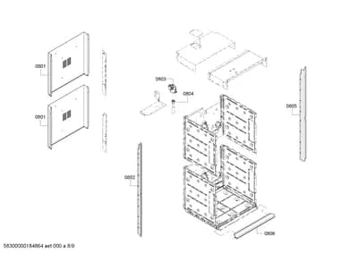 Door & Housing, Screws (0801-0859)