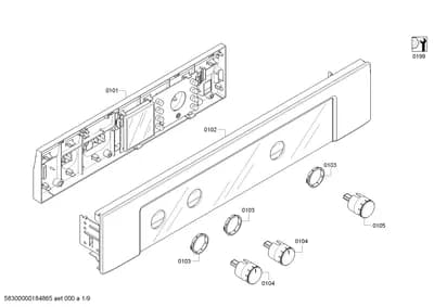 Handles & Knobs, doors & housing (0101-0105)