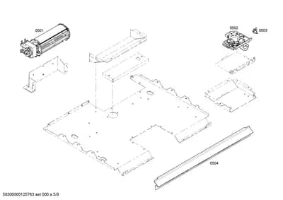 Fan Parts, latches (0501-0552)