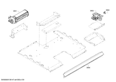 Fan Parts, latches (0501-0552)