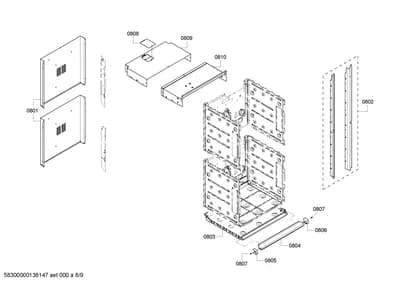 Door & Housing, Screws (0801-0856)
