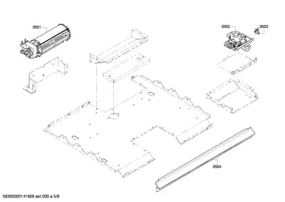 Fan Parts, latches (0501-0552)