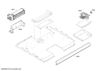 Fan Parts, latches (0501-0551)