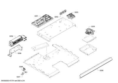 Fan Parts, latches (0201-0264)