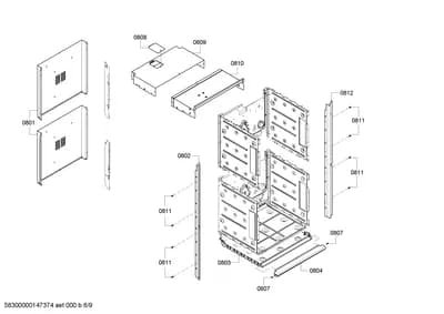 Door & Housing, Screws (0801-0856)