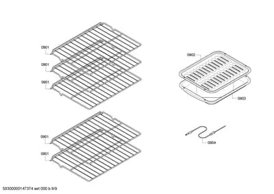 shelves trays (0901-0904)