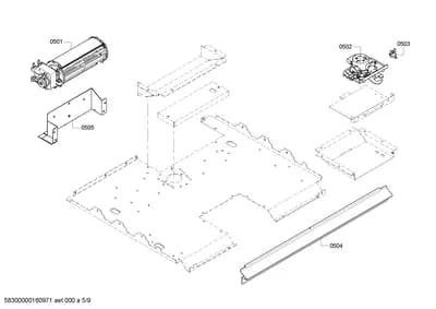 Fan Parts, latches (0501-0551)