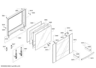 Screws, Door & Housing (0401-0420)