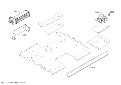 Fan Parts, latches (0501-0551)
