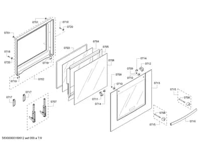 Screws, Door & Housing (0701-0720)