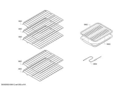 shelves trays (0901-0904)