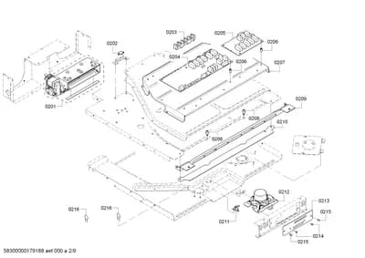 Screws, thermostats (0201-0265)