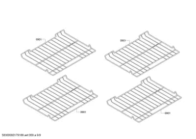 shelves trays (0901-0901)