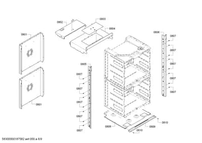 Door & Housing, Screws (0801-0852)