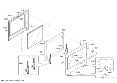 Screws, Door & Housing (0401-0413)