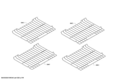 shelves trays (0901-0901)