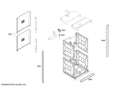 Door & Housing, Screws (0801-0859)
