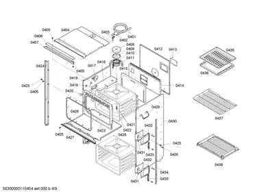 Screws, shelves trays (0401-0450)