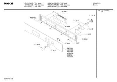 Screws, shelves trays (0101-0821)