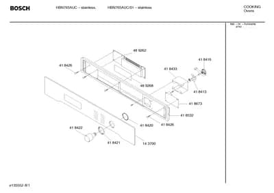 Screws, shelves trays (0101-0822)