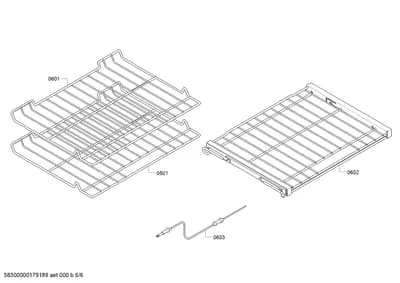 shelves trays (0601-0603)