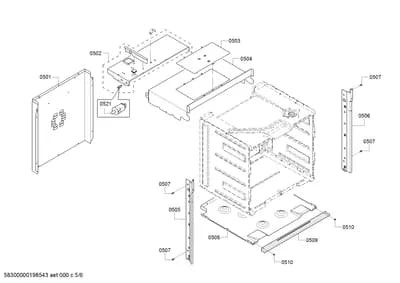 Door & Housing, Screws (0501-0552)