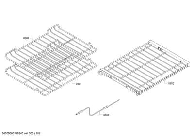 shelves trays (0601-0603)